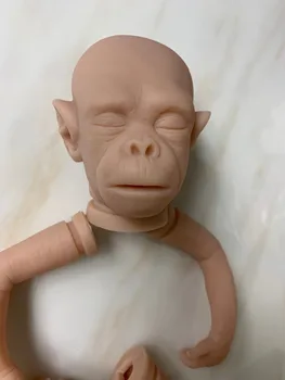 Reborn doll kit de mono orangutanes realista realista bebe reborn Macaco artista unpaited en blanco de la muñeca de las piezas de DIY