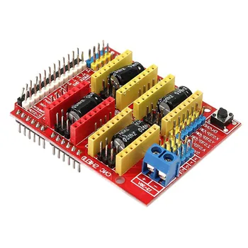 CNC Escudo de la tarjeta de Expansión de + R3 de la Junta de + 4 X DRV8825 Conductor + Cable USB Kit De Arduino Impresora 3D