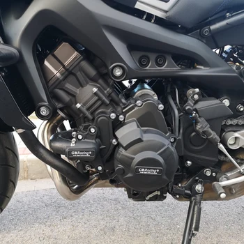 Motocicletas Motor cubierta del caso de Protección para el caso de GB Racing YAMAHA MT09 FZ09 Trazador 900/900GT SXR900 Motor CoversProtectors
