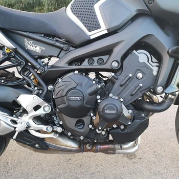 Motocicletas Motor cubierta del caso de Protección para el caso de GB Racing YAMAHA MT09 FZ09 Trazador 900/900GT SXR900 Motor CoversProtectors