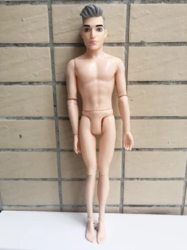 1 conjunto de 30cm 14 Móvil Articulado de Desnudo Desnudo Muñecas Muñeca de Cuerpo de regalo de Zapatos para Ken Chico Masculino