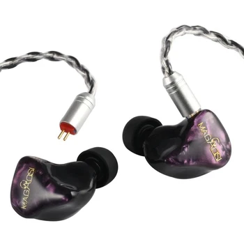Magaosi V3 2BA + 1DD Controlador Híbrido de alta fidelidad En la oreja los Auriculares de Reducción de Ruido Auriculares con 2pin cable Desmontable para Audiófilos IEM
