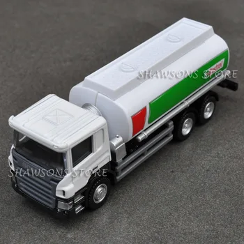 1:64 Escala Diecast Modelo De Vehículo Juguetes Scania Serie P De La Cisterna De Combustible De Los Camiones Réplica En Miniatura