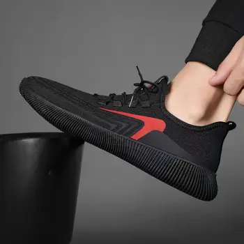 2020 Zapatillas para Hombres de Verano Transpirable Zapatillas de deporte de Alta Calidad al aire libre de la Luz Suave, Cómodo Gimnasio de Deportes de Zapatillas de Atletismo Masculino