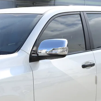 2 piezas de Toyota Land Cruiser Prado FJ150 150 2010-2018 Lado del Espejo de la Vista Posterior Tapa de carcasa de ABS Auto Accesorios Exteriores
