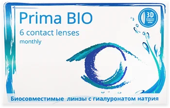 Lentes de contacto OK visión prima bio (6 lentes), radio: 8.6, lentes para un mes, lentes para la visión, ACEPTAR vizhn prima bio