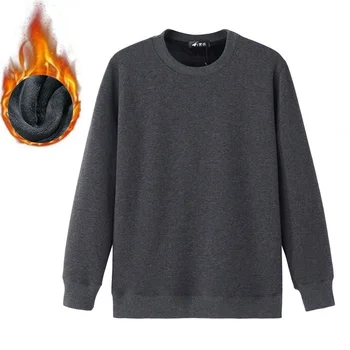 Ropa interior térmica de los hombres de lana camiseta interior mantener el calor en invierno termo shirt tamaño M a 6XL