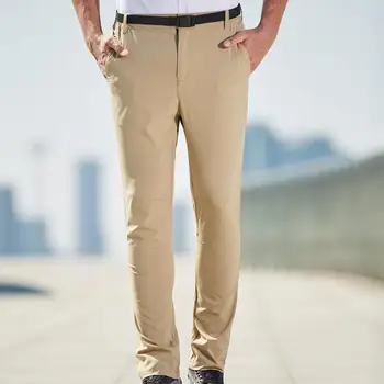 2020 Nueva Escalada Senderismo De Secado Rápido Que Los Hombres De Color Sólido Ligero Impermeable Pantalones Pantalones Casuales De La Ropa De Los Hombres
