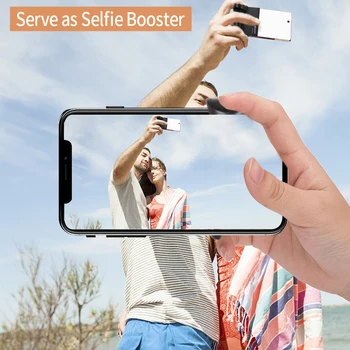 ULANZI Inalámbrica Bluetooth del Teléfono Con la Abrazadera de mando a distancia de la Manija de Agarre Selfie de la Abrazadera Para el iPhone 12 12Pro Max Smartphone de Samsung