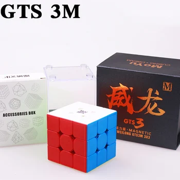 MOYU Weilong GTS 3M 3X3x3 Cubo Magnético GTS3 Velocidad Cubo Profissional de Rompecabezas de Imán de la Magia de los Cubos de los Juguetes Para los Niños Cubo Moyu
