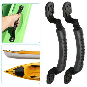 2pcs/set Fácil De Instalar Kayaks Lado del Mango de Montaje de BRICOLAJE Para la Canoa, Barco de Equipaje, Equipo de PVC Práctica Guarnición Cómoda de Llevar