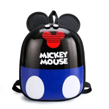 Nuevo de Disney Animado de Mickey Mouse Minnie Mochila para las Niñas de Bebé de Silicona Impermeable Mochila de Alumnos de la Escuela Primaria Cartera