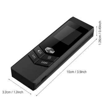 40M USB Smart Digital Medidor de Distancia Láser Rango de Carga Portátil Telémetro Mini Portátil de Medición de Distancia Medidor