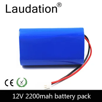 Laudation 12V Batería de 12V 2200mAh 18650 Batería 12.6 V batería Recargable de Baterías de 3S 1P Para Cargador Portátil/LED/ Caliente de la Venta