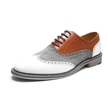 Más nuevos Hombres de los Zapatos de Alto Qualtiy de la Pu de Cuero con cordones Zapatos de Vestir Masculina de Estilo Británico Clásico Casual Oxford, Zapatos De Hombre F108