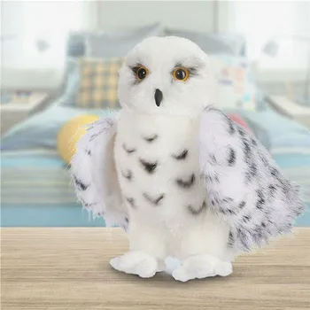 Caliente de la Venta de Snowy Owl Juguete de la Felpa de Peluche Potter búho