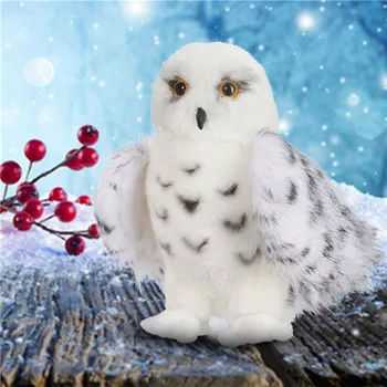 Caliente de la Venta de Snowy Owl Juguete de la Felpa de Peluche Potter búho