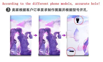 DIY Teléfono de la bolsa personalizados de la foto de la Imagen de la PU caso de cuero del tirón de la cubierta para Sony Xperia Ultra XA2