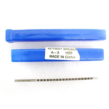 3mm Un Push-Tipo de Ranura de Abordar Métrica de Tamaño de Acero de Alta Velocidad de Brochar Herramientas cuchillo de Corte CNC de la Máquina Herramienta