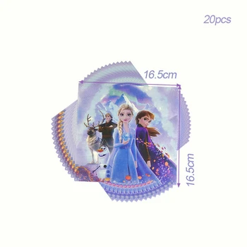 81Pcs Disney Congelado Tema Vajillas de Diseño a los Niños de la Fiesta de Cumpleaños de Plato de Papel+Copa+Servilleta+ Bolsas de Regalo+Mantel de Suministros