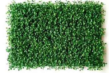 1pc de césped artificial de la siembra de la pared falsa de césped artificial de la flor de la hoja de la flor de la hierba artificial de la hoja de familia de la oficina de la decoración del jardín