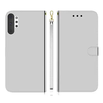 Glitter Flip Wallet Case para Samsung Galaxy S21 Ultra S20 FE Nota 20 S10E S8 S9 10 Lite S10 Más Holográfica Caso de la Cubierta de Cuero