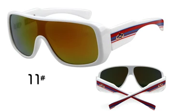 QUE HERMOSURA de 2018 Deporte Escudo de Gafas de sol de los Hombres de la Marca del Diseñador Clásico de UNA sola PIEZA de Conducción Masculina Plaza de Gafas de Sol de Tonos oculos OM283B