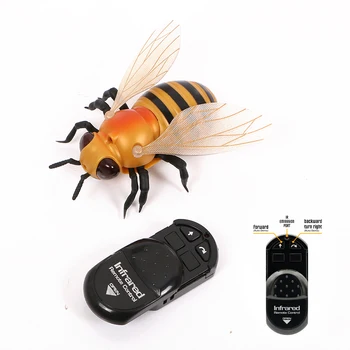 Infrarrojos RC animal Insecto Juguetes de Simulación de la abeja de la mantis religiosa de la mosca de la Electrónica del Robot Para niños de Halloween broma insectos Juguetes