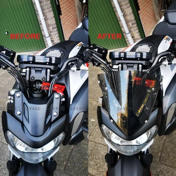 Parabrisas Parabrisas Para YAMAHA MT-07 FZ-07-2018 2019 2020 Accesorios de la Motocicleta Deflectores de Viento MT07 FZ07 FZ MT 07 09
