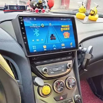 Android Reproductor de DVD Multimedia más recientes PX6 Sistema de 4+64GB Radio del Coche Reproductor de Navegación GPS de la Pantalla Táctil Para Hyundai Genesis 2012 +