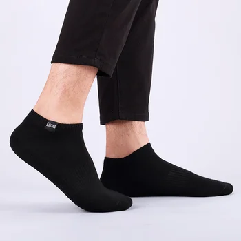 Corto calcetines de los hombres de tobillo blanco negro skarpetki meskie de verano de algodón de alta calidad coolmax moda masculina regalos para los calcetines 5pair