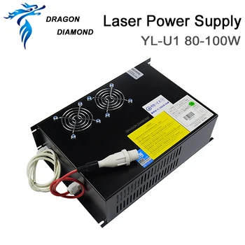 DRAGÓN DIAMANTE YL-U1 100W Yongli fuente de Energía Láser para 80W-100W del Laser del CO2 del Tubo
