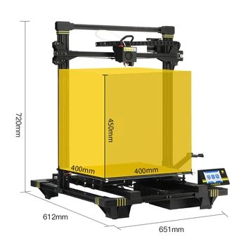 ANYCUBIC Impresora 3D Kit de Quirón más reciente Plus Tamaño 400*400*450 mm de FDM 3d de la impresora de Alta Precisión Gadget Filamento de la Impresora impresora 3d