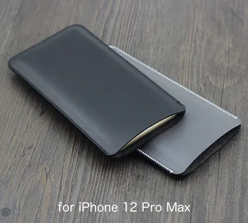 12ProMax Universal Filete funda de Teléfono Directamente estuche de cuero retro estilo simple de la bolsa para el iphone 12 Pro Max de teléfono de la bolsa de