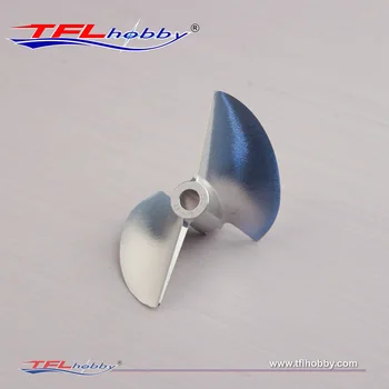 TFL Hobby Billet Mecanizado por CNC 36-55mm Aluminio 7075 2-Pala de la Hélice de Tono=1.4 Apertura=4.76 mm para RC Barco MINI ECO MONO1