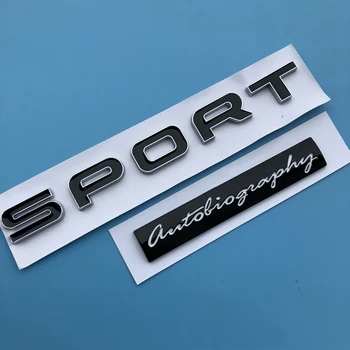 DEPORTE EVOQUE Letras Emblema de la Barra de Logotipo para la Tierra Range Rover SV Autobiografía ÚLTIMA Edición de la Barra de la Insignia del Coche Estilo Tronco de la etiqueta Engomada