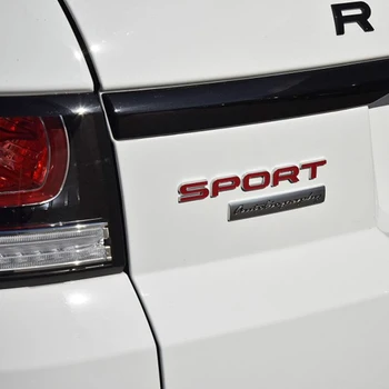 DEPORTE EVOQUE Letras Emblema de la Barra de Logotipo para la Tierra Range Rover SV Autobiografía ÚLTIMA Edición de la Barra de la Insignia del Coche Estilo Tronco de la etiqueta Engomada