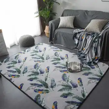 Moderno piso de alfombra de poliéster esponjoso niño alfombra alfombras para sala de estar de los niños de piel de baño shaggy alfombras nórdicos casa dormitorio alfombras