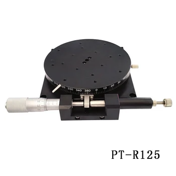 PT-R60 precisión de ajuste fino de la diapositiva de la tabla, manual de desplazamiento de la mesa giratoria, el tamaño de 60 mm, capacidad de carga 3kgf (29.4 N)