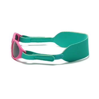 Los niños TR90 Gafas de sol Polarizadas de Seguridad para Niños de la Marca de Gafas de Goma Flexible Oculos Tonos Chicos Chica Con la Diadema de Anteojos