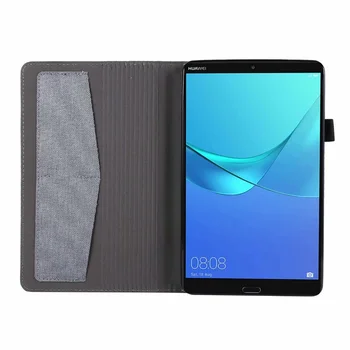 Caso Para Huawei MediaPad M5 lite 8.0 JDN2-AL00 JDN2-W09 Tablet PC de la cubierta del soporte para huawei M5 lite 8 pulgadas de caso + película de Pen