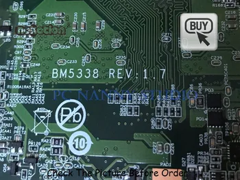 PCNANNY BM5338 para Lenovo IdeaPad Flex 10 de la placa base del ordenador portátil N2820 REV 1.7 probado