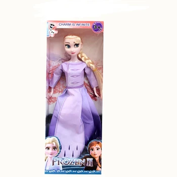 Anime 3pcs Disney Congelado Kawaii Muñecas de Frozen 2 la Princesa Elsa Anna Olfa Bebé de Plástico Figura Muñecas para las Niñas Año Nuevo Regalo de Juguetes