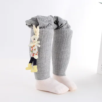 Niña Leggings Bebé de Algodón de Punto 3D Estilo de Pantalón de Tobillo-longitud Flexible más Cálido Niño Legging de Primavera, de Otoño de los Niños de Nueve Pantalones