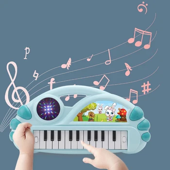 Bebé de la música de piano de los niños electronic piano bebé multi de la función de piano a temprana educación juguetes de 0 a 3 años