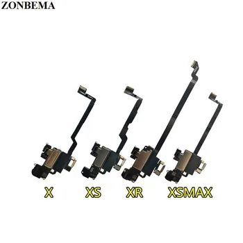 ZONBEMA 5pcs Sensor de Luz Flex Cable de Cinta Para el iPhone X XR XS 11 Pro MAX Con auriculares de Reemplazo Receptor de los Auriculares Partes