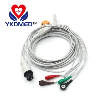 Compatible Genérico AAMI Monitor de Paciente Cable de ECG 6Pin