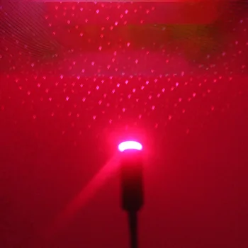 Universal Mini LED en el Techo del Coche Estrella de la Noche, las Luces del Proyector de la Luz Interior de Ambiente de la Galaxia de la Lámpara de la Decoración de la Luz del Enchufe USB