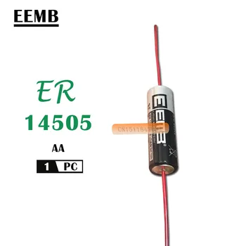1pcs EEMB ER14505 ER14505H AA 3,6 V 2400mAh de la energía de la batería de litio inteligente del medidor de la batería Con los pernos de la soldadura