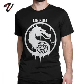 Hombres Camisetas más recientes de Mortal Kombat X T-Shirt Lin Kuei Sub Zero MKX Juego de Lucha de Algodón Regalo de Navidad Ropa De 2019 Camisetas de Moda